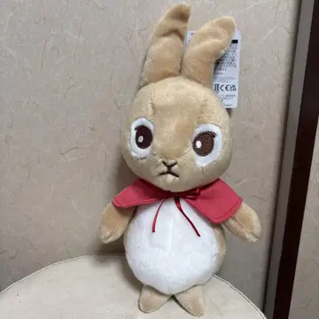 토끼 봉제인형 빨간 망토 포함 약 20cm