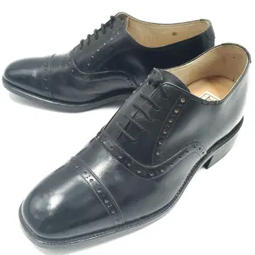 6cm 업 GINZA 키높이 신발 블랙 25~26cm 가죽 신발 1140
