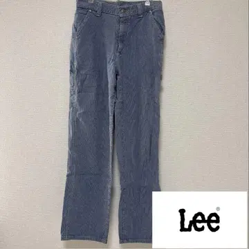 90s Lee RIVETED 와이드 스트레이트 청바지 (스트라이프)