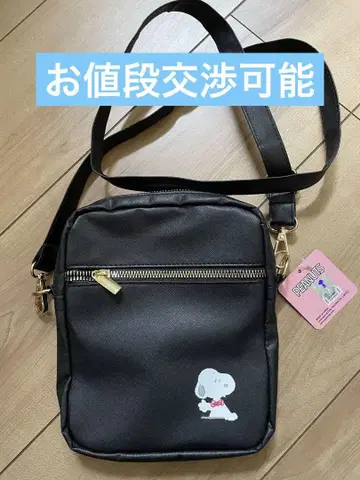 스누피 숄더백 블랙 피넛 PEANUTS