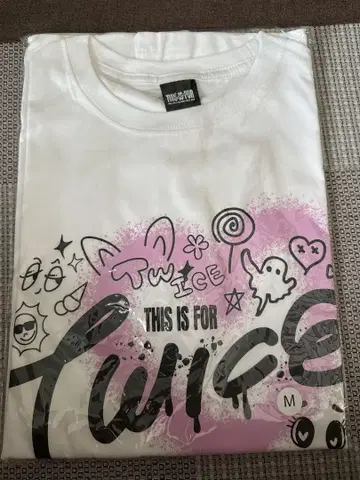 TWICE THIS IS FOR 티셔츠 M 사이즈 화이트