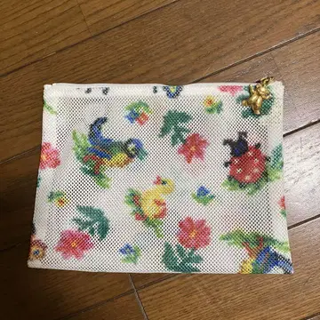 페일러 메쉬 파우치 화이트 M
