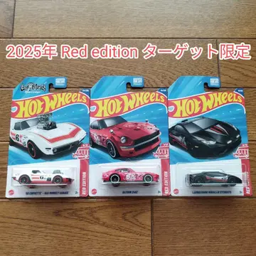 [타겟 한정] 2025년 핫휠 레드 에디션 총 3대