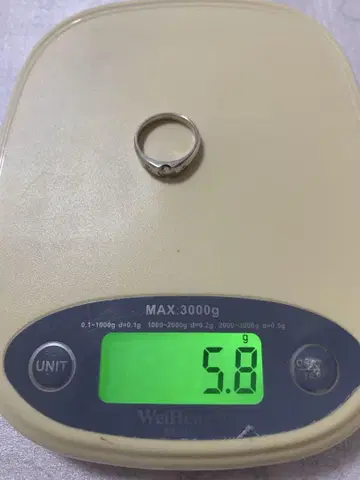 플래티넘900 다이아몬드 반지 0.46ct 0.12ct