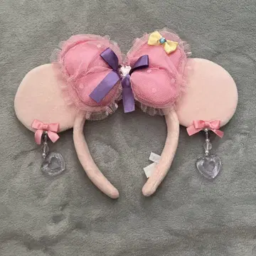 핑크 머리띠