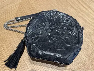 새상품급 그레이스 콘티넨탈 카빙 미니 블랙