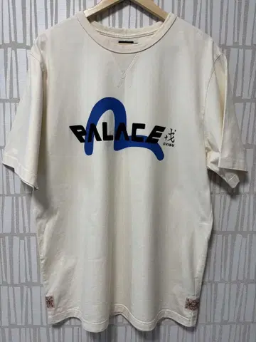palace evisu 로고 티셔츠 white 2x-large