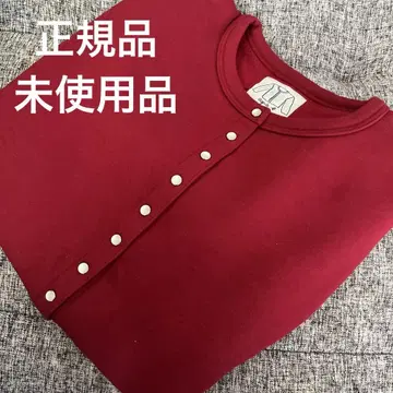 미사용 정품 아녜스베 보르도 계열 가디건 프레션 3 두꺼운 원단