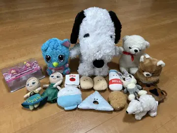 스누피 등의 봉제 인형 세트