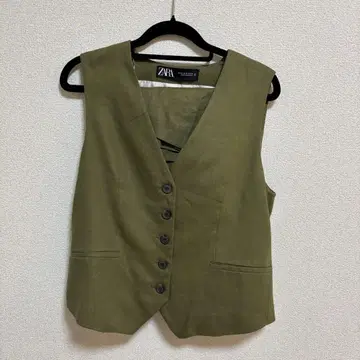 ZARA 올리브 그린 셋업 베스트