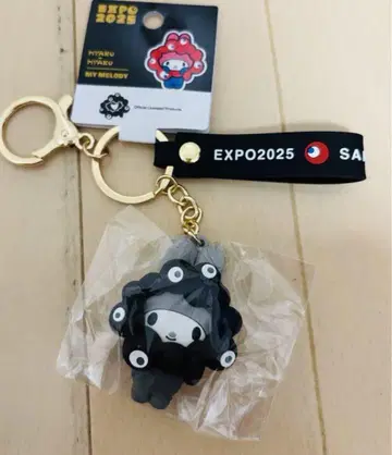 마이멜로디 산리오 블랙 먝먝 키링 마이멜로디
