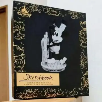 디즈니 증기선 윌리 Sketchbook 오너먼트 세트