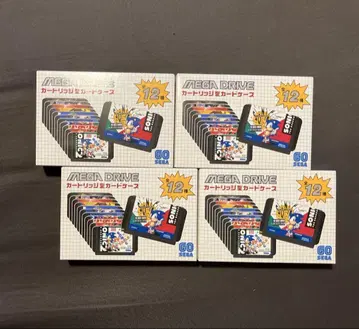 SEGA 메가 드라이브 카트리지형 카드 케이스 4개 세트