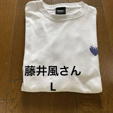 후지이 카제 님 불타올라 T셔츠 L 사이즈