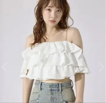rienda 오프숄더 프릴