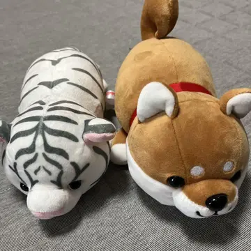 해피 마메시바 & 호랑이 봉제 인형 세트