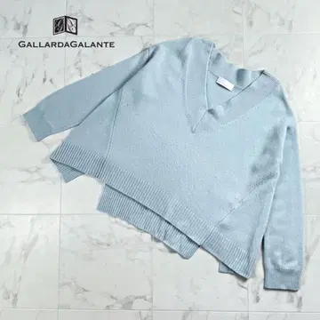 GALLARDAGALANTE 캐시미어 오버 사이즈 V넥 니트*XC100