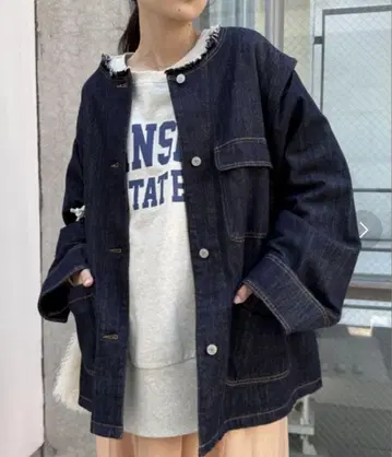 CIAOPANIC TYPY 멀티 웨이 데님 워크 자켓