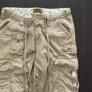 2000s Y2K 기믹 카고 팬츠 멀티 포켓 피싱 와이드