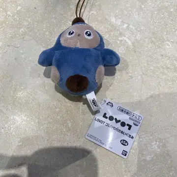 LOVOT 고무 끈 포함 봉제 인형 블루