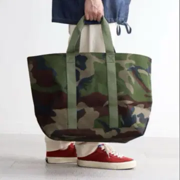 L.L.Bean 나일론 카모플라 방수 토트
