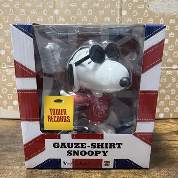 MEDICOMTOY 타워레코드 한정 VCD 거즈 셔츠 스누피