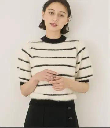 아나이 FLUFFY 보더 퍼프 풀오버