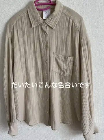 GAP 푹신푹신 거즈 긴팔 셔츠