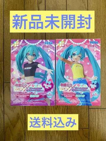 [미개봉 새상품] 하츠네 미쿠 x 러브and베리 피규어 2체 세트