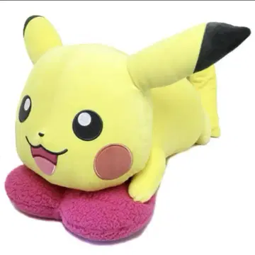 포켓몬스터 남코 한정 피카츄 봉제 인형 푹신푹신 하트