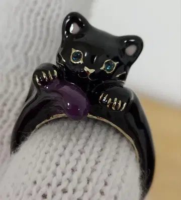 ANNA SUI 반지 고양이