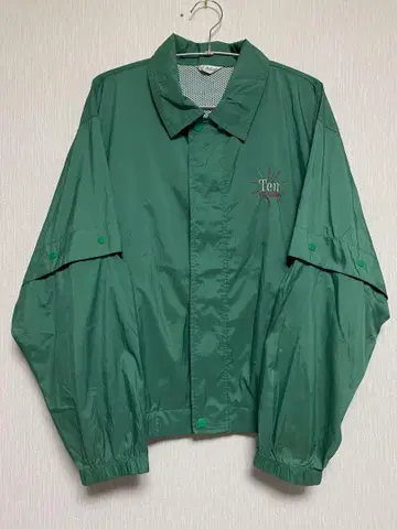 90s TV Asahi 나일론 자켓 자수 아날로그 일본제