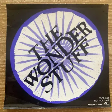 초레어 THE WONDER STUFF 스티커 원더 스터프 마일스