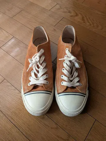 PRO-Keds 오렌지 스웨이드 스니커즈