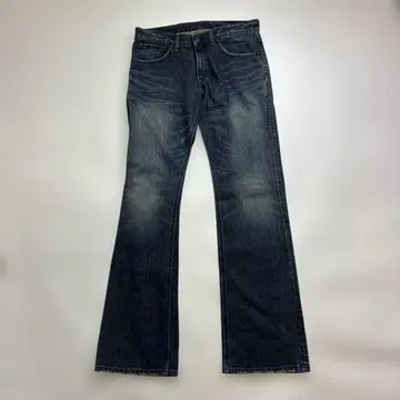 Lee 부츠컷 데님 플레어 데님 다크 블루
