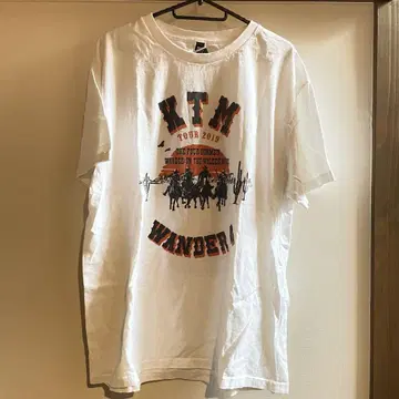 케츠메이시 KTM TOUR 2019 티셔츠 XLARGE 화이트