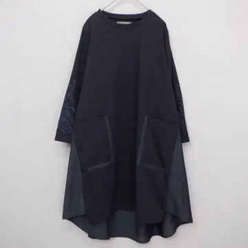 *이즈스칼라 552262: 올빼미 컷워크 자수 원피스