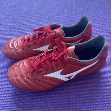 [미사용 새상품] 미즈노 모달시나 네오 축구 스파이크 22.0cm 레드