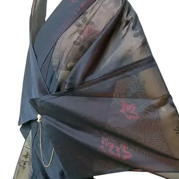 유9 코몬 사 여름 꽃 네이비 빨간색