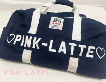 컨디션 최상 PINK LATTE 보스턴 백 네이비