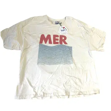 MER 물결무늬 T셔츠 사이즈