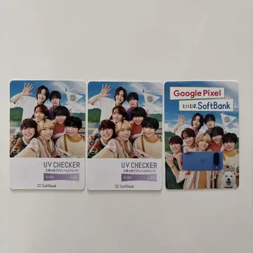 SoftBank 나니와단시 UV 체커 카드