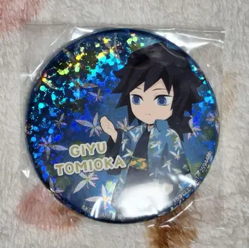 귀멸의 칼날 남코 홀로그램 캔뱃지 토미오카 기유 미니 캐릭터