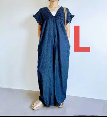 [새상품] 시마무라 데님 셔링 살로펫
