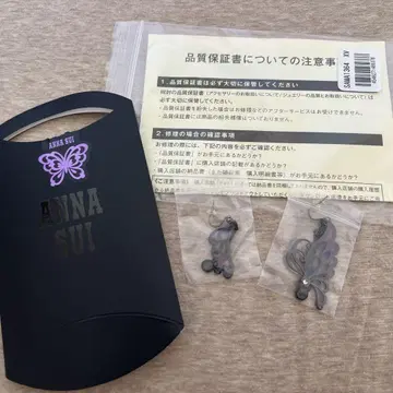 ANNA SUI 버터플라이 모티브 귀걸이