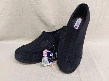 엘더 매직 슈즈 25cm 블랙 일본제 간호 실내화 신기 쉬운