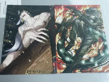 FGO 최종재림 화집 특전 엽서 아시야 도만, 앙굴렘 왕 에드몽 단테스