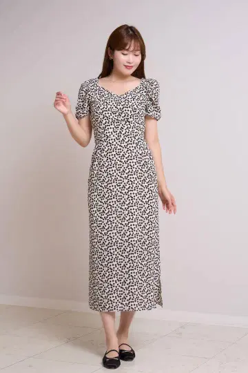 Cherry Pattern Cache-Coeur One-Piece