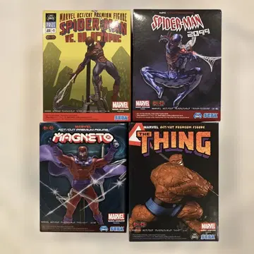 MARVEL ACT/CUT 프리미엄 피규어 4개 세트