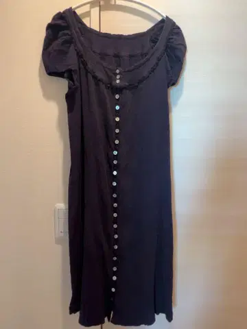 TSUMORI CHISATO 크레프리 원피스 네이비
